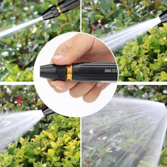 100%  imported Adjustable Nozzle Water Spray Gun | High Pressure | Black